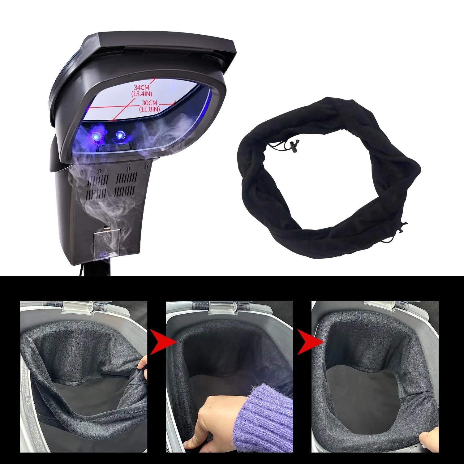 Limited True Basics Hair Salon Professional O3 Ozone Micro Mist Hair Steamer Accelerator Color Processor Hair Care Modern
