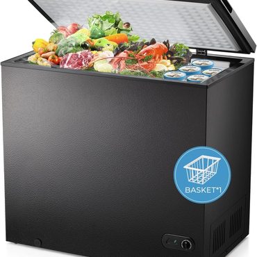 Durable Open Market Chest Freezer 3.5 Cubic Feet Compact Freezer Free Standing Top open Door Deep Freezer Improved