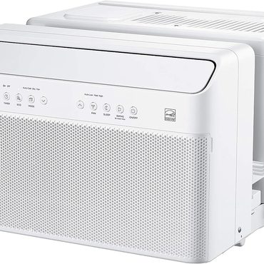 Genuine Standard Goods U-Shaped Inverter Window Air Conditioner 12,000BTU, Extreme Quiet, Smart Control, Alexa Enhanced