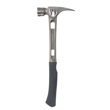 Classic Smart Pick Stiletto TB3MC 15 oz Ti-Bone III Titanium Hammer with Milled Face Curved Handle Distinctive