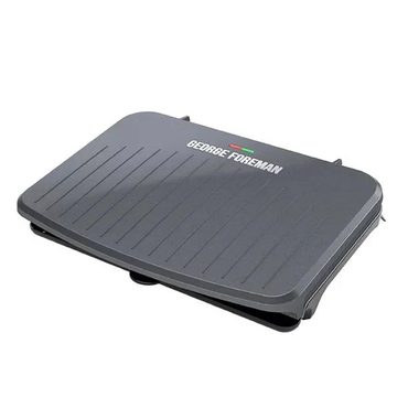 Durable Pure Value George Foreman 9 Serving Classic Plate Electric Indoor Grill And Panini Press In Gunmetal Grey Enhanced