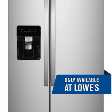 Limited Simple Goods 36-Inch Wide Side-By-Side Refrigerator - 24 Cu. ft. Stainless Steel Practical