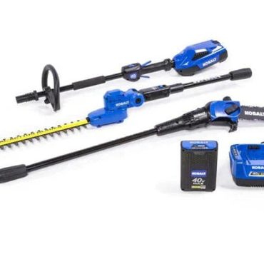 Limited Clear Choice Kobalt 40V Cordless Combo Kit: Pole Hedge Trimmer & Saw, 2.5Ah Battery & Charger Included Value