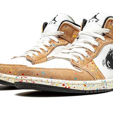 Advanced Standard Goods Air Jordan 1 Mid SE "Brushstroke" Budget