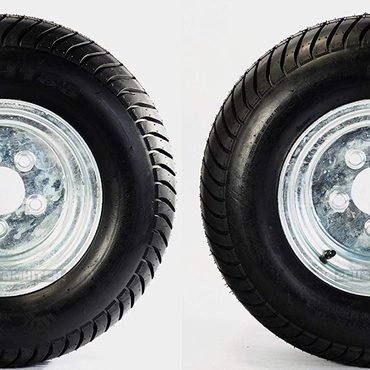 Limited Pure Value 2-Pack Trailer Tire On Rim 20.5X8-10 205/65-10 20.5X8.0-10 5 Lug E Galvanized Functional