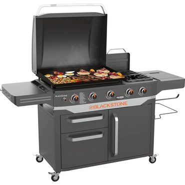 In Stock True Basics Blackstone ProSeries 5 Burner 28" Propane Griddle with Range Top Fine