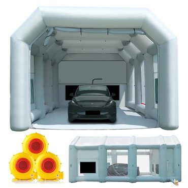 Genuine Pure Value 30x20x13Ft Inflatable Paint Booth with Blowers & Air Filter System – Professional Spray Tent Budget