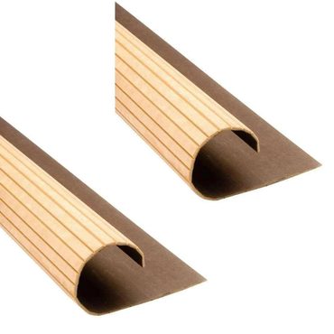 Genuine True Basics 96 in. x 48 in. Unfinished Oak Basement Column Cover (Set of 2) Improved