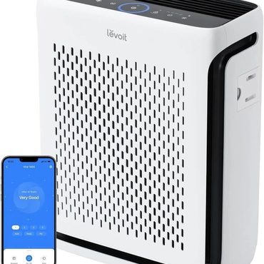 Essential Clear Choice LEVOIT Air Purifier for Large Room up to 1073Ft, HEPA, Smart WiFi, Vital 100S-P, White Value