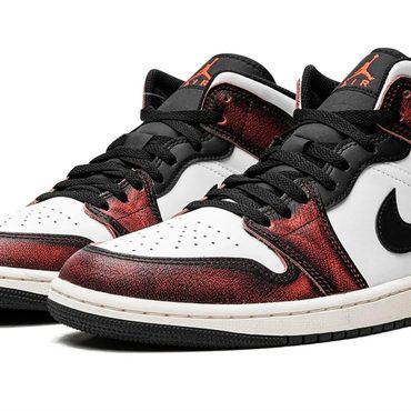Limited Standard Goods Air Jordan 1 Mid SE "Wear-Away - Infrared" Sensible
