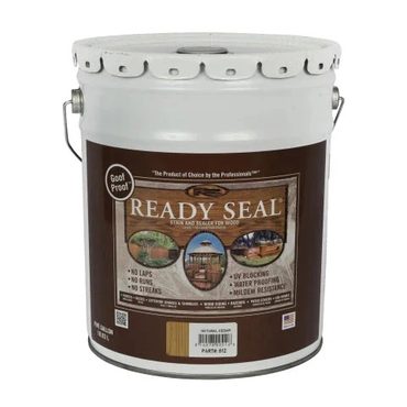 In Season Everyday Co Ready Seal 512 Stain and Sealer, Natural Cedar, 5 gal Modern