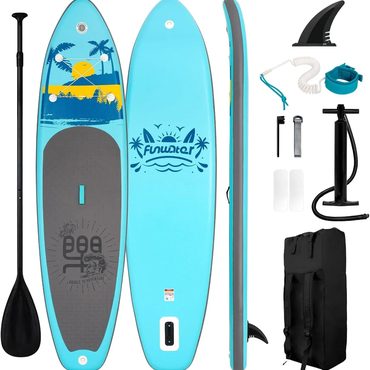 Classic Standard Goods FunWater Inflatable Stand Up Paddle Board SUP Accessories 11' Red Camouflage Distinctive