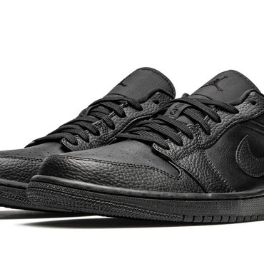 Limited Standard Goods Air Jordan 1 Low "Triple Black" Reliable