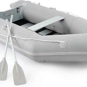 Limited Fresh Find 10ft Inflatable Dinghy Boat 4 Person 990lb Transom Sport Tender Boat with Pump Oars Fine