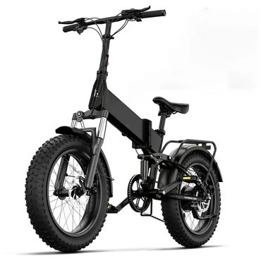 2026 Upgraded Direct Source Buddy Pro 750W Foldable Electric Bike, 20′′ Fat Tire, 48V 13Ah Battery, Dual Suspension, LCD Display, Black Functional