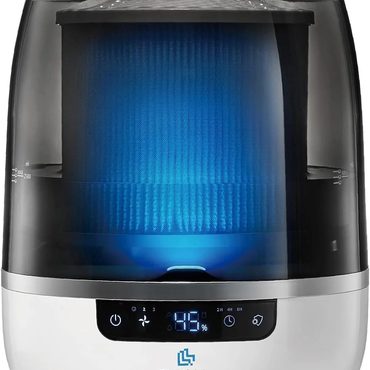 Genuine Open Market Bedroom Evaporative Humidifier Air Purifier HOCL Generator Odor Eliminator 538 Sq Ft Blue Functional
