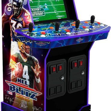 Brand New Everyday Co Arcade1Up &ndash; NFL Blitz Arcade with Riser and Lit Marquee &ndash; Multi Sound