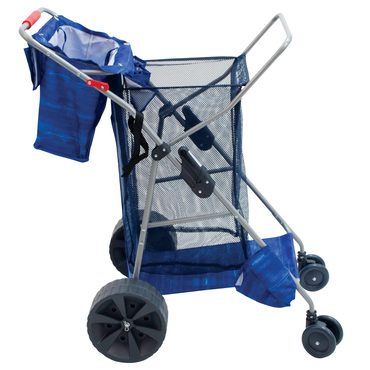2026 Upgraded Everyday Co 2025 Rio | Wonder Wheeler Deluxe Beach Cart - Dark Blue Reliable