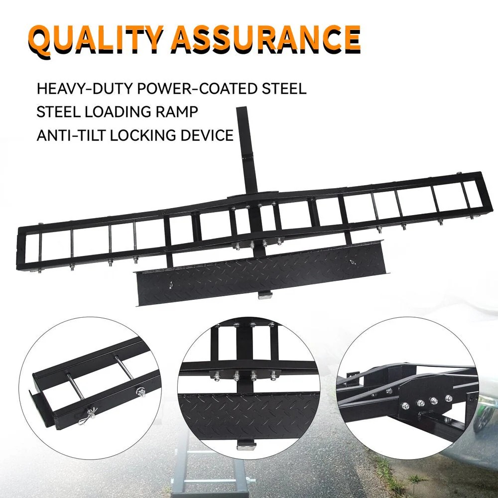 Select Pure Value KOJEM 500 Lbs Heavy Duty Motorcycle Dirt Bike Scooter Carrier Hitch Rack Fine