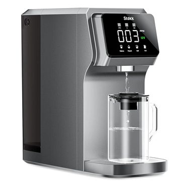 Genuine Standard Goods Countertop Reverse Osmosis Water Filter Carafe Alkaline 6-Stage RO Purifier Gray Universal