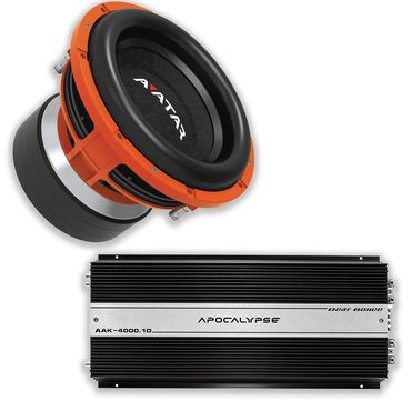 2026 Upgraded Fresh Find Deaf Bonce Car Audio 12" 2Ohm Avatar Subwoofer STU-1246D2&Monoblock Amp Package Everyday