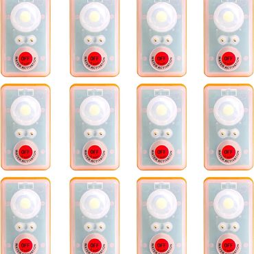 Premium Clear Choice Life Jacket LED Strobe Light Emergency Overboard Survival, Water Activated, 4 Pack Practical