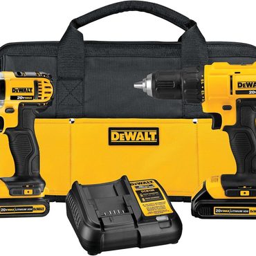 Advanced True Basics 20V MAX Cordless Drill and Impact Driver, Power Tool Combo Kit with 2 Batteries and Charger Everyday