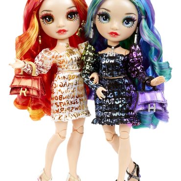 Limited Simple Goods Rainbow High, Special Edition Twin (2-Pack) Fashion Dolls, Laurel & Holly De'Vious Fine