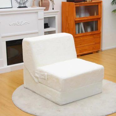 Economy True Basics Folding Sofa Bed 3-in-1 Convertible Couch Sleeper Couch Memory Foam Convertible Flip Chair Original