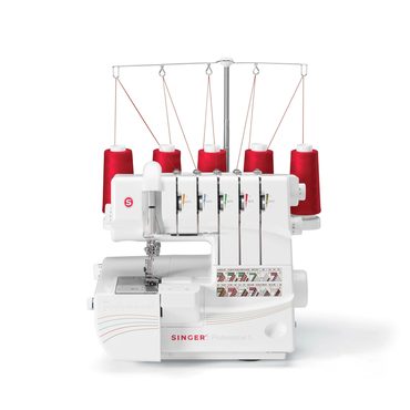 Genuine Pure Value Singer Professional 5 Serger Sewing Machine, 2-5 Thread, 1300 SPM, Auto Tension, Differential Feed Sensible