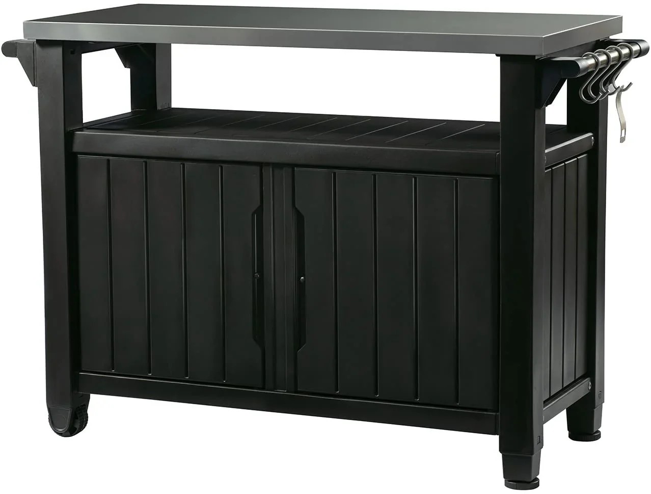 Essential True Basics Keter Unity XL Portable Outdoor Table and Storage Sensible