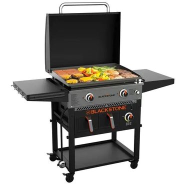 Revolutionary Fresh Find Clearance SaleBlackstone 2-Burner 28" Griddle with Electric Air Fryer and Hood Sound
