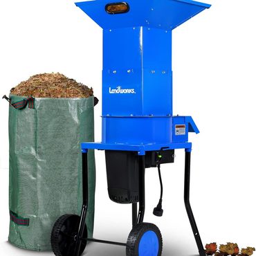 Durable Basic Line Landworks Leaf Mulcher Shredder Electric 120V AC 11" Blade Green Value