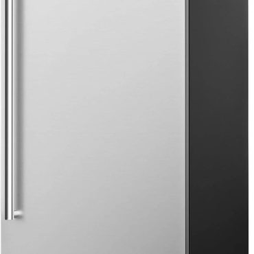 Limited Standard Goods Beverage Refrigerator Cooler 126 Can Mini Fridge Glass Door 3.2 Cu Ft Silver Fine