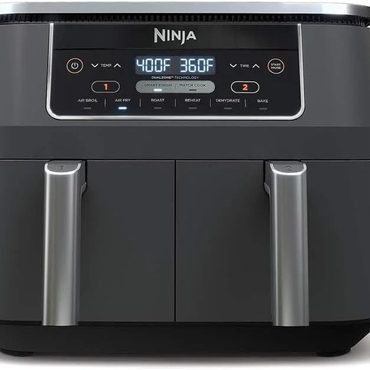 Limited Standard Goods Ninja Foodi 10QT 6-in-1 DualZone Smart XL Air Fryer Grey DZ550 Fine
