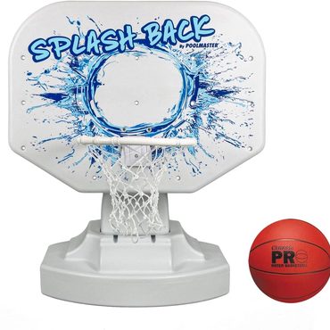 Classic Direct Source Splashback Poolside Basketball Game , Blue 34W x 38D x 45H in. Modern