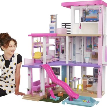 Classic Smart Pick Barbie DreamHouse Playset with 10 Play Areas 75+ Furniture & Accessories Lights & Sounds Practical