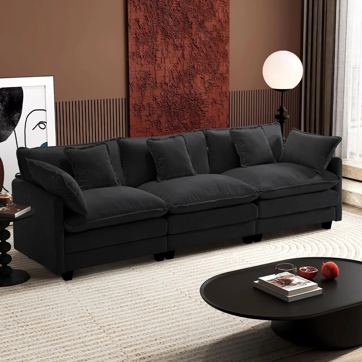 Premium Fresh Find Ihanherry 146" U-Shaped Modern Sofa Modular Sectional Cloud Couch Grey Practical