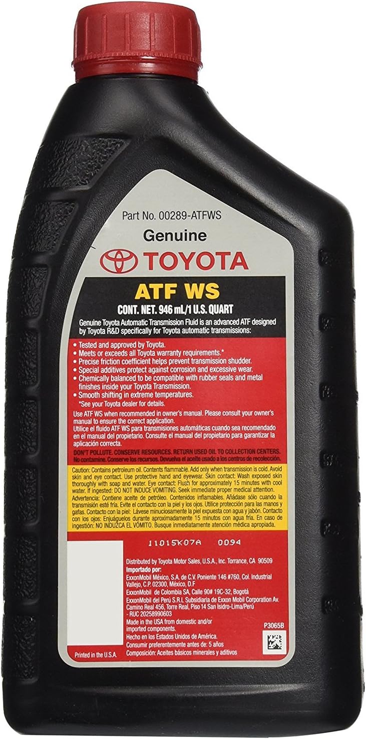 Limited Everyday Co Toyota Genuine Lexus Automatic Transmission Fluid, 6 Pack, 192 Ounces, Universal Fit Everyday