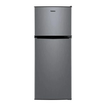 Select Simple Goods 4.6. Cu ft Two Door Mini Refrigerator with Freezer, Stainless Steel Reliable