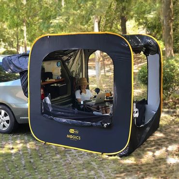 Genuine True Basics A Pop-Up Cabin for Your Car Modern