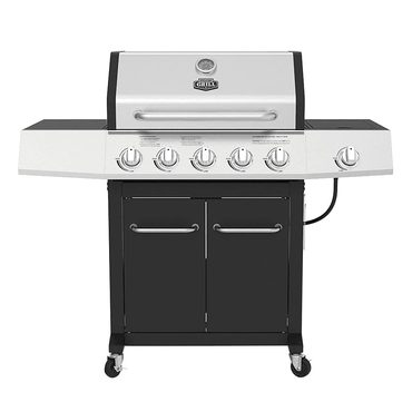 Essential Direct Source Expert Grill 5-Burner Propane Gas Grill with Side Burner Original
