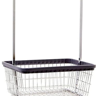 Popular Open Market 2025 Heavy Duty Wire Laundry Cart with Double Rod Rack Distinctive