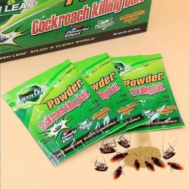Classic Everyday Co 20-100 Packs Green Leaf Powder Cockroach Killer Bait Repeller Killing Trap Pest Control Everyday