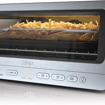 Limited Basic Line Ninja Digital Air Fryer & Toaster Oven | 8-in-1 Functionality | Flip-Up Design | XL Capacity Distinctive