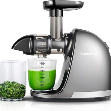 Brand New Open Market Masticating Juicer Machines, AMZCHEF Slow Cold Press Juicer with Reverse Function Sound