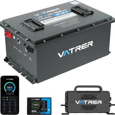 Genuine Everyday Co 48V 105Ah Lithium Battery, Smart BMS, Touch Monitor, APP Distinctive