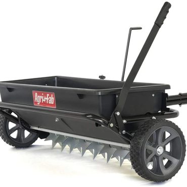 In Stock Clear Choice 45-0543 100 lb. Tow Spiker/Seeder/Spreader, Black Improved