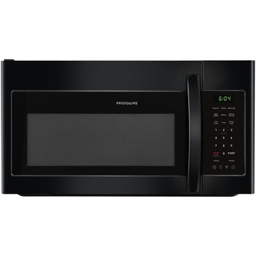 Annual True Basics Frigidaire 1.8 cu.ft. Black Over the Range Microwave Oven with 1000W Power & 300 CFM Venting System Enhanced