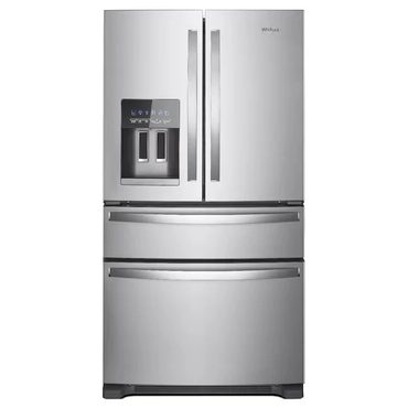 Essential Standard Goods Whirlpool 24.5-cu ft 4-Door French Door Refrigerator Stainless Steel Universal
